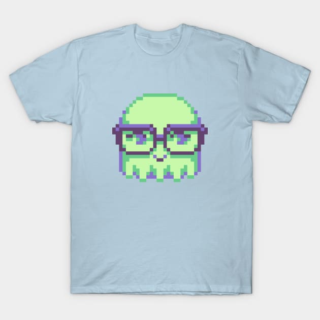 Nerdy Ghost T-Shirt by Kerrielake